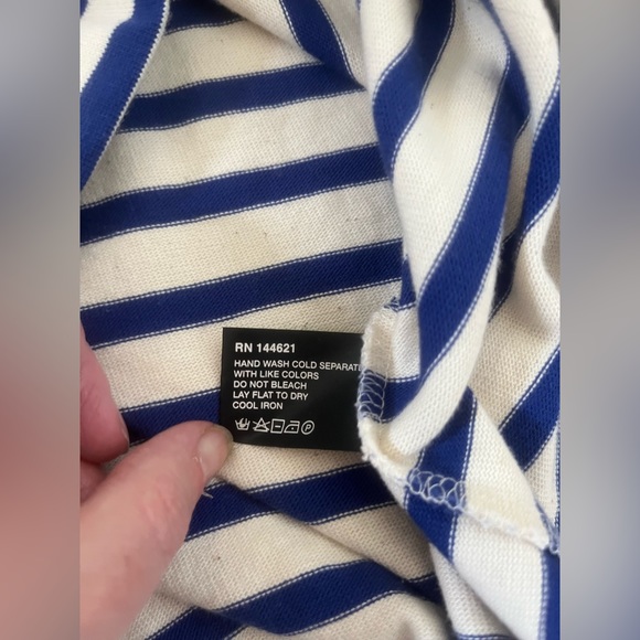 NLST Navy Striped Knit Dress - Picture 4 of 5